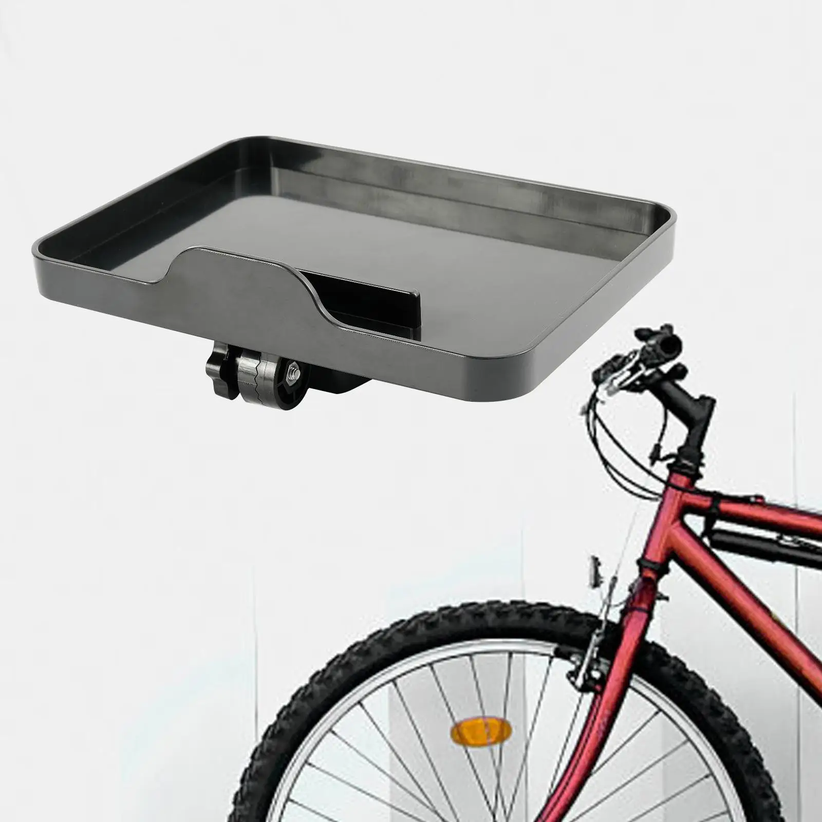 Bike Phone Holder Tray Portable Height Adjustable Practical Bike Phone Mount