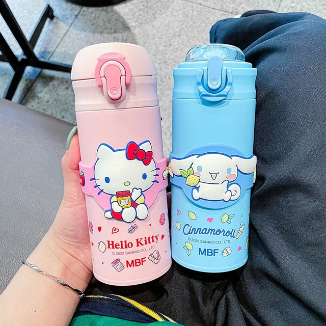 Hello Kitty borraccia termica per bambini borraccia per bambini bicchieri  in acciaio inossidabile borraccia per scuola potabile ragazze bambini -  AliExpress