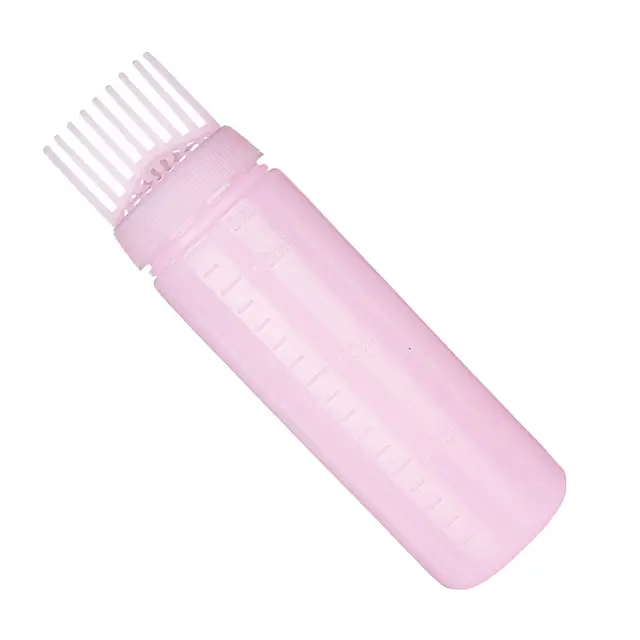 Root Comb Applicator Bottle Hair Coloring Dyeing Bottle