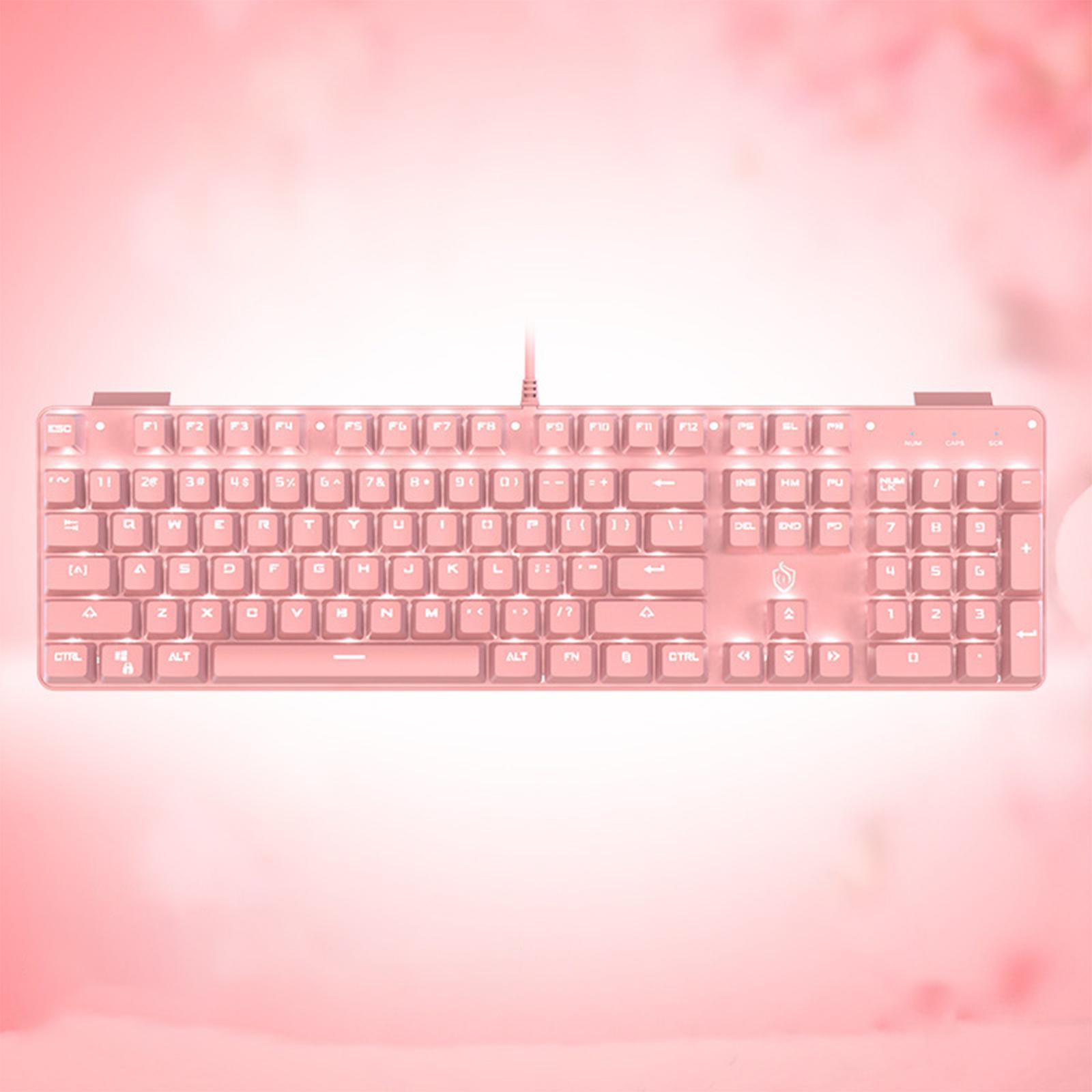 light pink keyboard