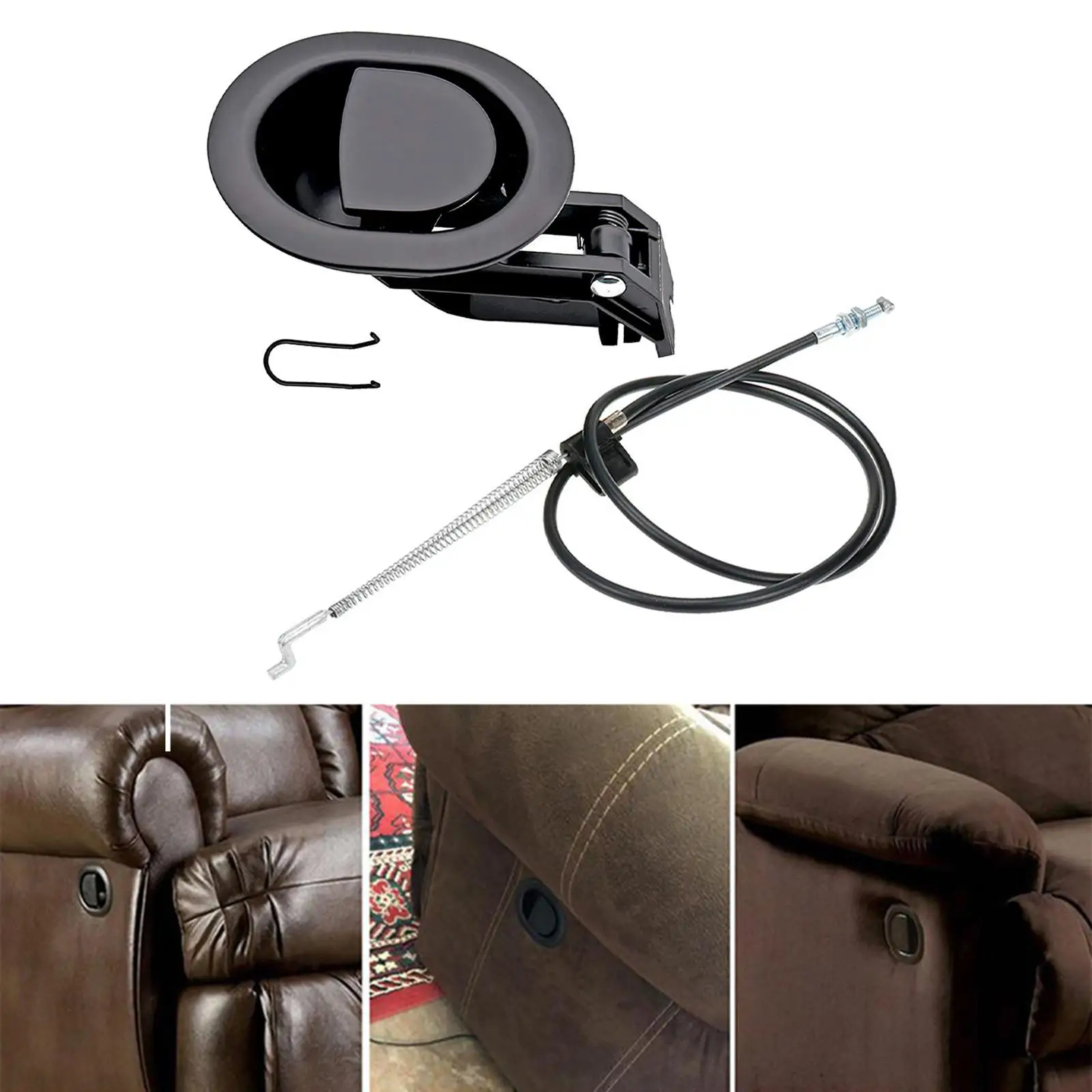 Recliner Handle Replacement Cable Release Handle Parts Sturdy Durable Replacement Recliner Replacement Parts for Chairrecliner