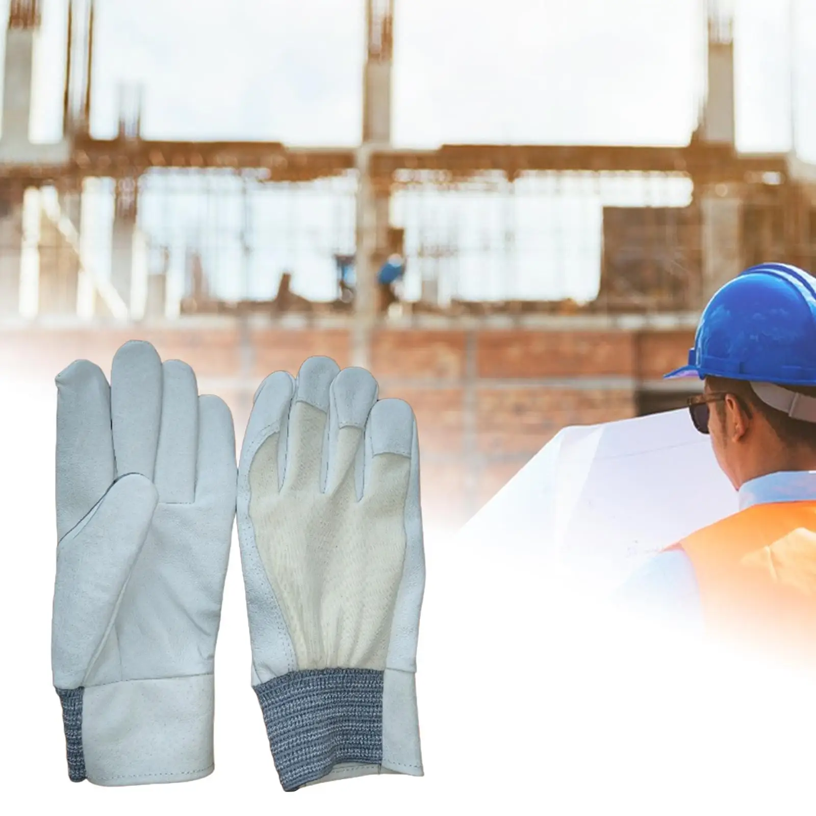 Safety Work Gloves Protective Gloves Unisex Electric Welding Gloves for Warehouse General Purpose Construction Farmhouse Outdoor