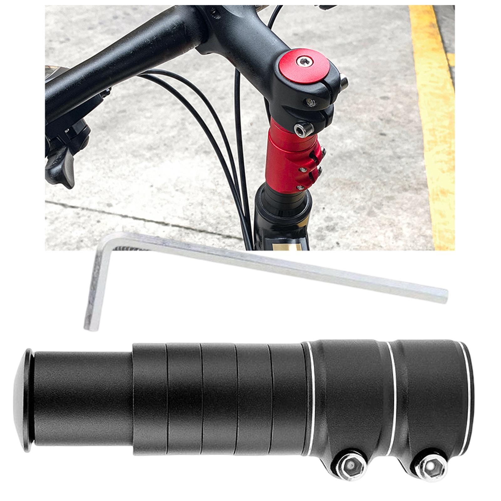 Bike Fork Shaft Extender Bike Handlebar Height Adapter Adjustable Bike Components & Parts for Mountain Bike