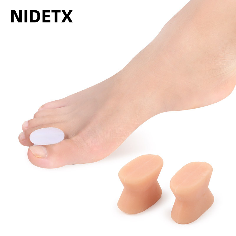 Best of 2pcs=1pair Gel Toe Separator Foot Care Spacer Silicone Straightener Finger Valgus Hallux Bunion Protector Orthopedic Corrector Reviews & Tips