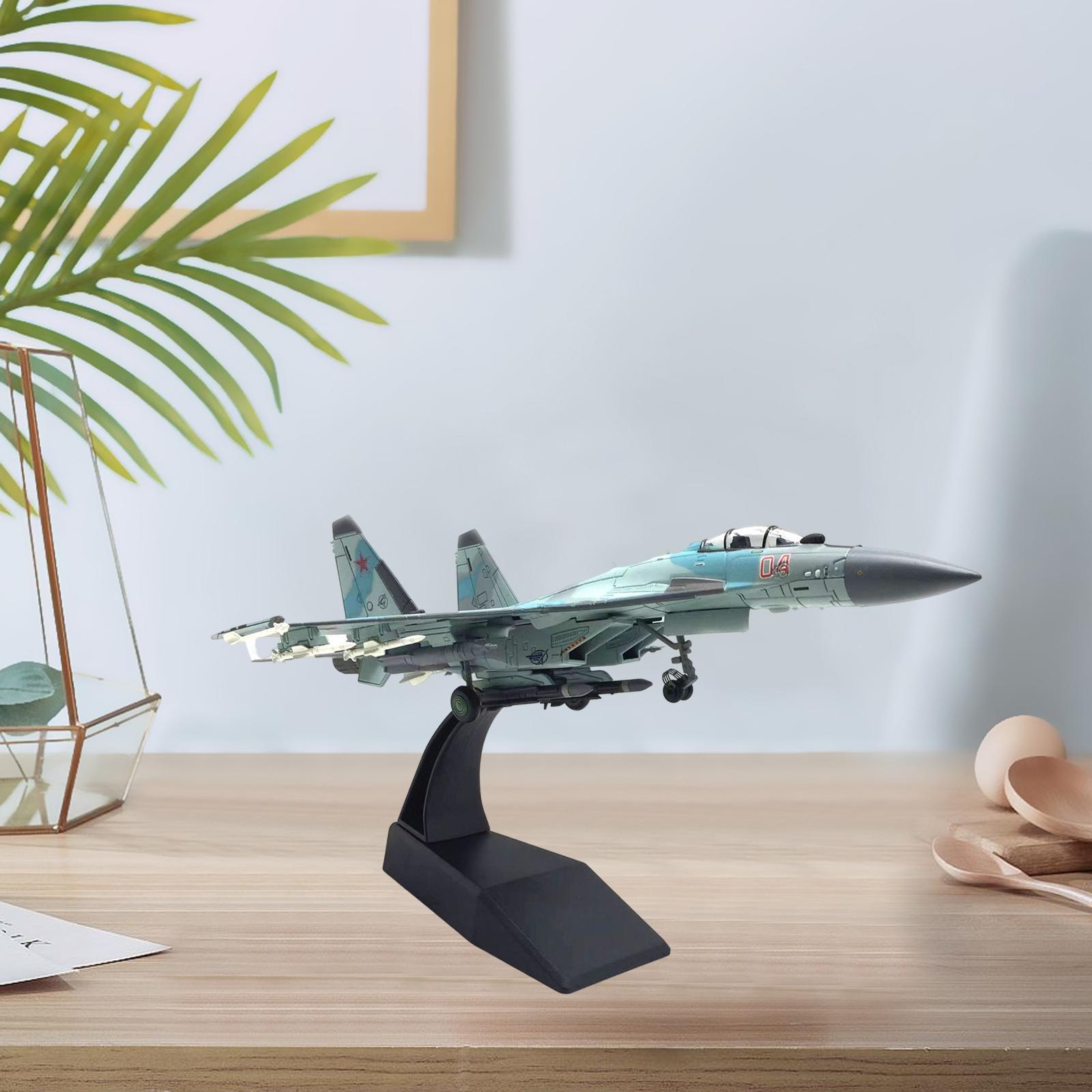 1:100 Fighter Plane Diecast Aircraft Model for Office Desktop Ornament