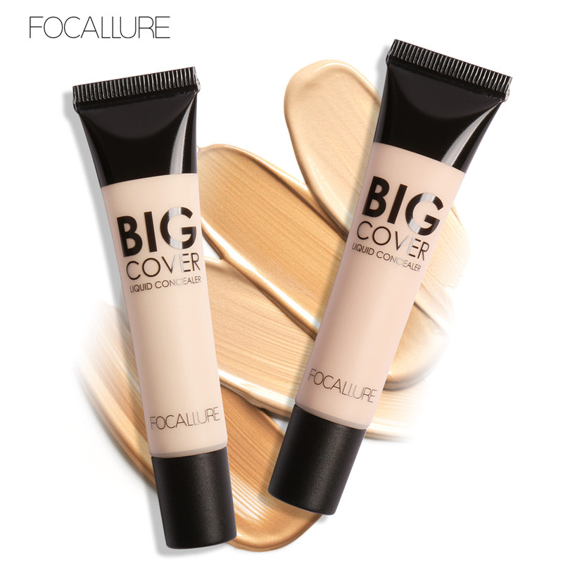 Best of FOCALLURE 4 Colors Liquid Concealer Makeup Facial Corrector Waterproof Natural Base Face Foundation Cream Women Cosmetics Reviews & Tips