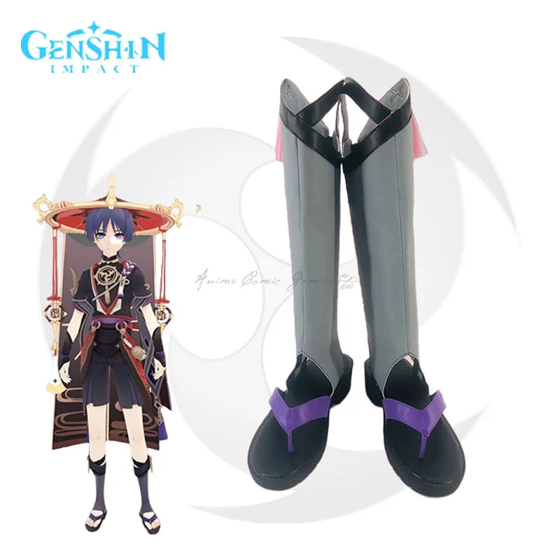 Game Genshin Impact Scaramouche Cosplay Shoes Animation Culture Theme ...