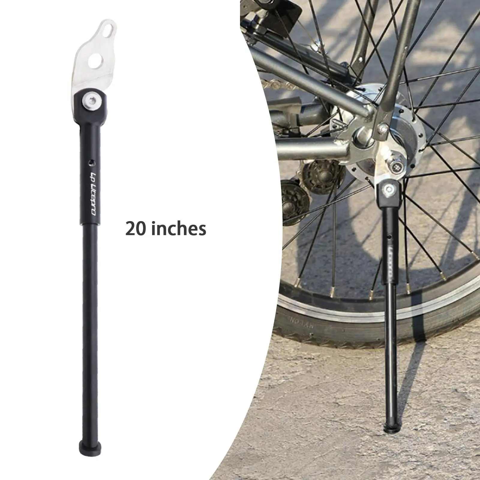 Alloy Folding Bike Kickstand Bicycle Support Kick Stand Fit for Birdy Bike