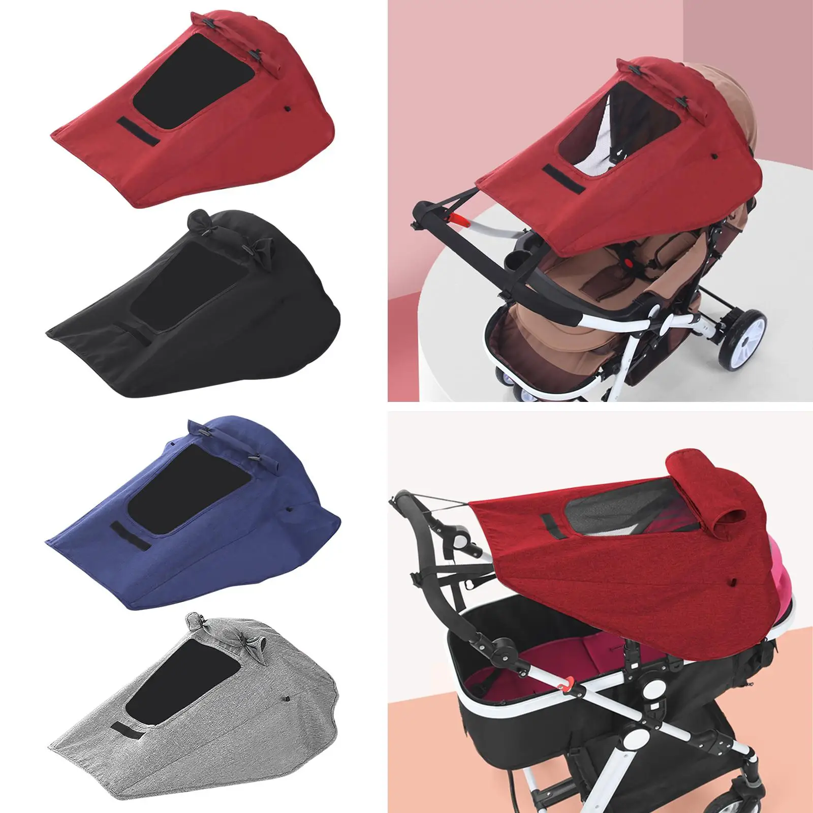Universal Stroller Sun Cover Stroller Accessories for Pram Buggy Toddlers