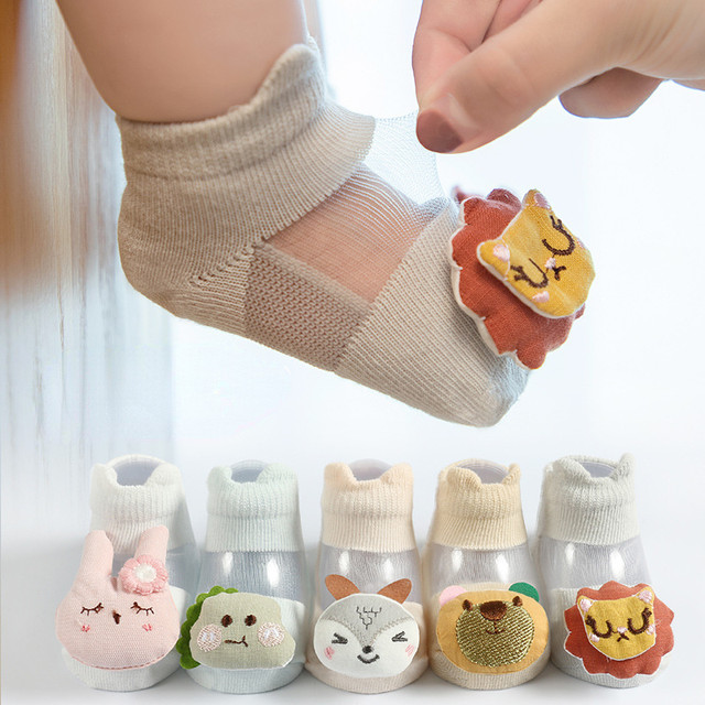 Baby 3D cartoon characters socks with bells – Baby Tiny Wishes