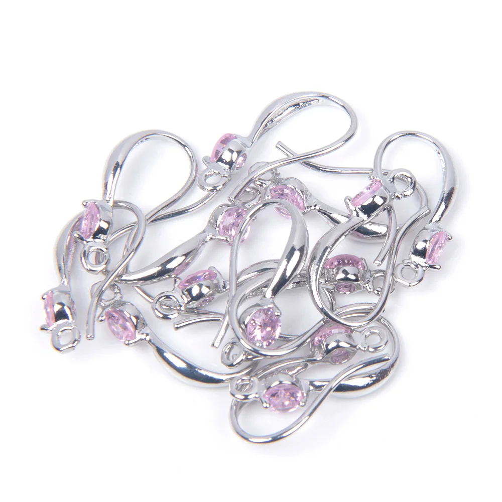 Showsang 20 Stück Schmuck Pass erreichen Nickel frei Gold Rhodiniert Kupfer, Zirkon Schmuck machen Ergebnisse DIY Ohrringe – Detail 9