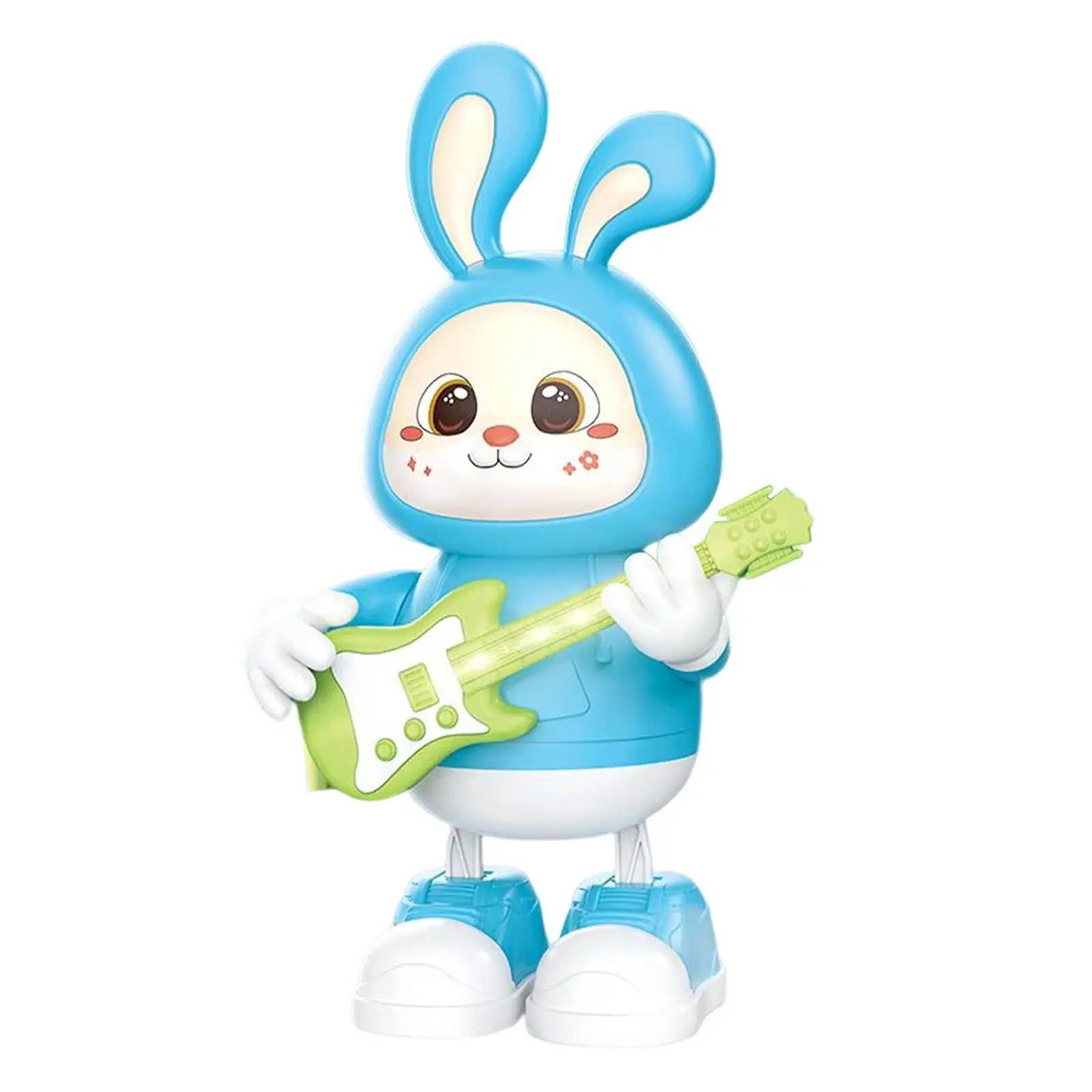 Electric Interactive Rabbit Dancing Holding Guitar Dancing Electric Animal for