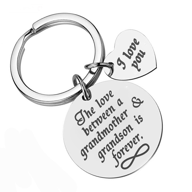 Oma Geschenke von Enkel-Mutter der Tag Geburtstag Weihnachten Geschenke für Oma Großmutter von Enkelkinder, Oma Keychain – Detail 1