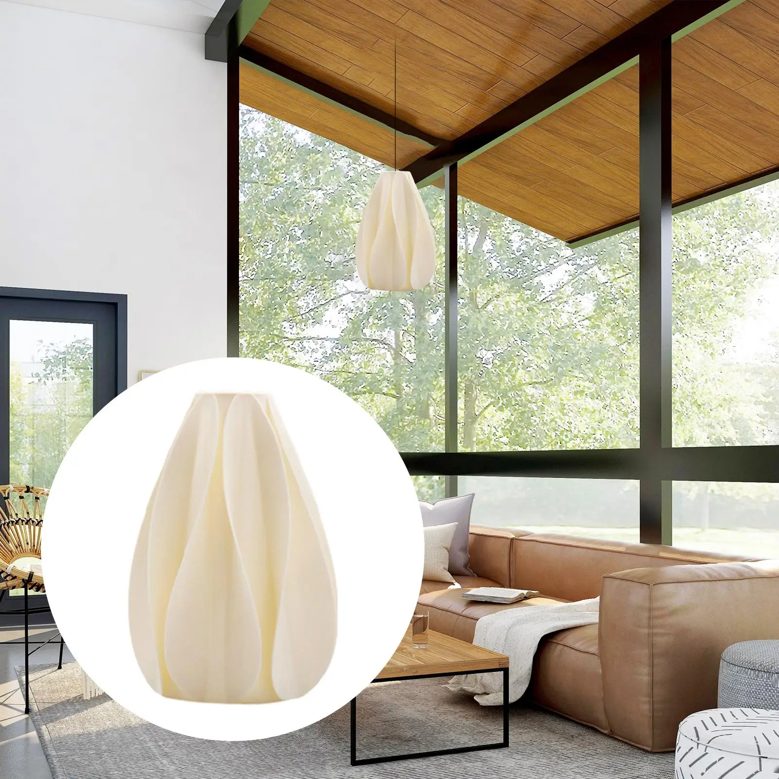 Pendant Lamp Shade Petal Lamp Shade Modern Lampshade for Floor Lamp Hanging Ceiling Light