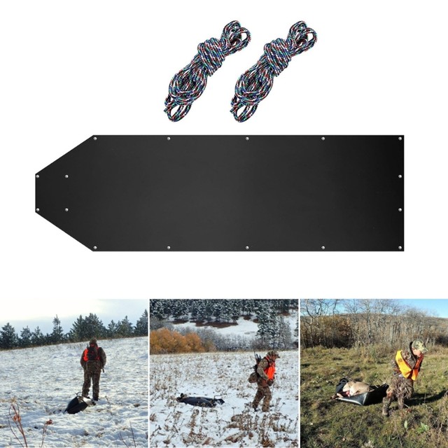 Deer Drag Sleds Wearproof Sliding Mat Multi-Purpose Utility Sled For  Hauling Ice Fishing Supplies Fishing Gear Accessories - AliExpress