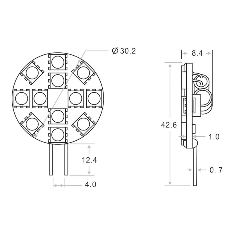 5050 smd12 v ac 12v dc 24v