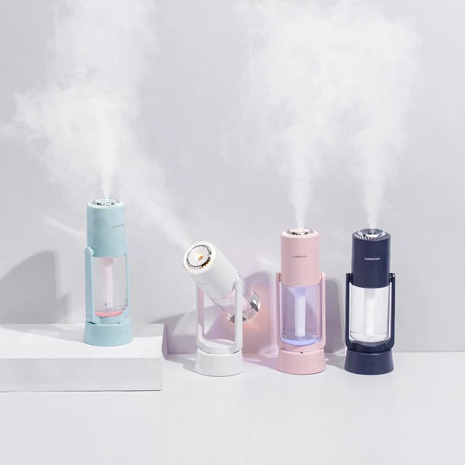 230ml Air Humidifier Fragrances Quiet LED Lights USB Charging 120 180 Rotary Essential Oil Diffusers for Bedroom Yoga Desktop