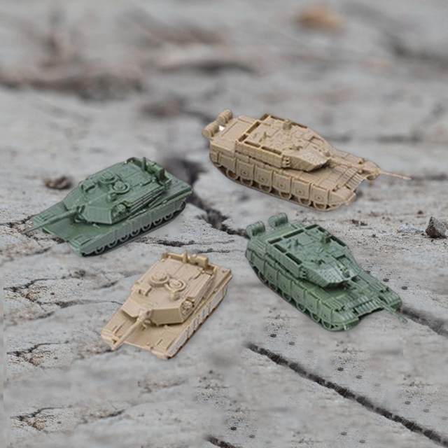 1/144 Tank Model Building Kits Easily Assemble 4D Modern Tank Model DIY Puzzle for Gifts Keepsake Boys Kids Display
