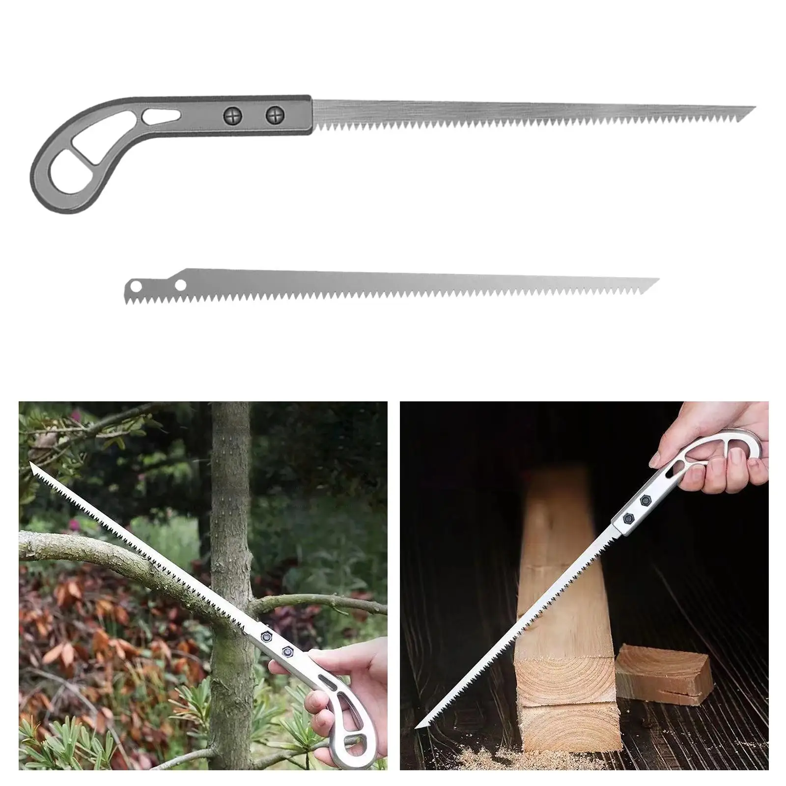 Manual Pruning Saw Ergonomic Handle Hacksaw Tools Japanese Saw Tree Saw for Landscaping Backpacking Garden Hiking
