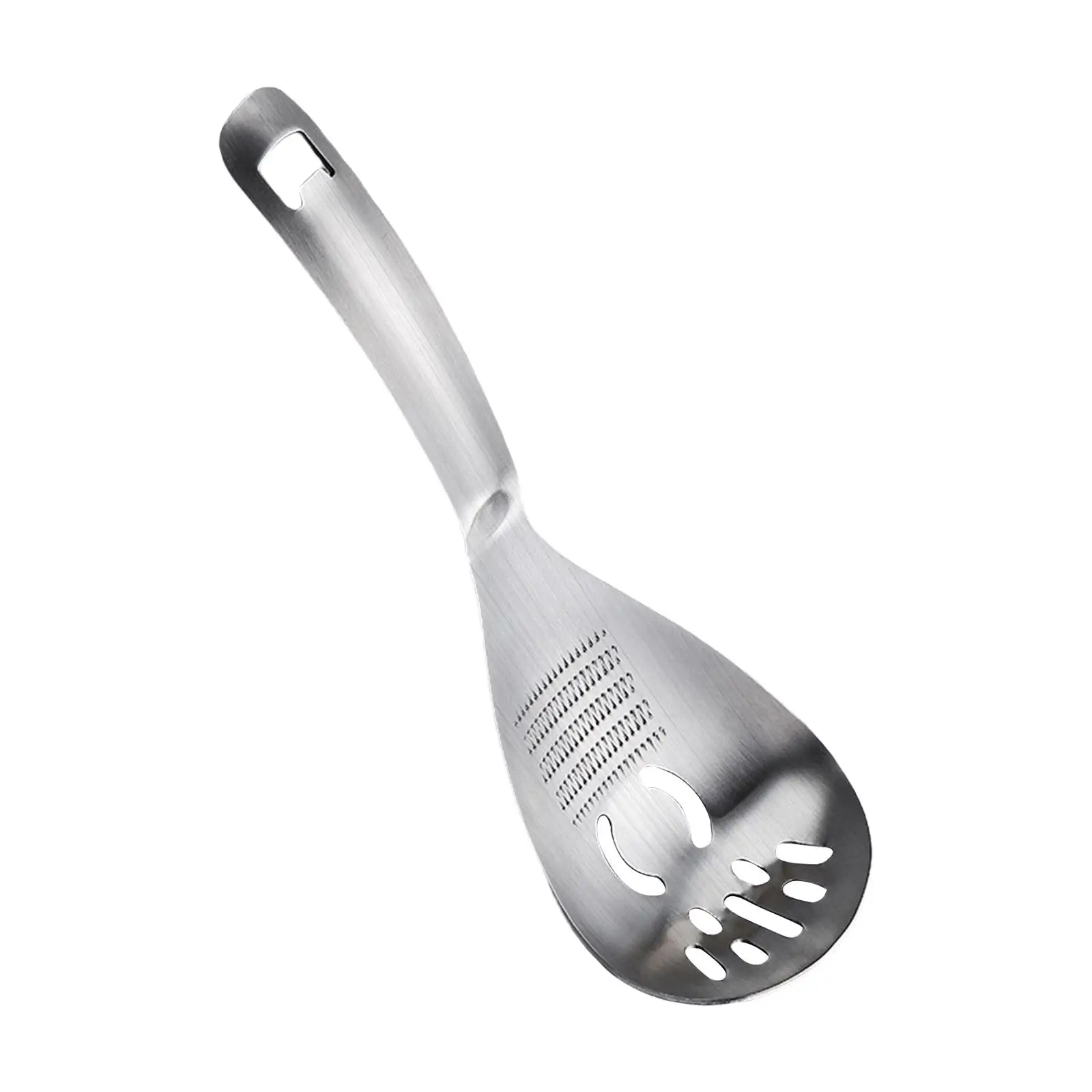 Multifunctional 304 Stainless Steel Kitchen Slotted Serving Spoon Useful