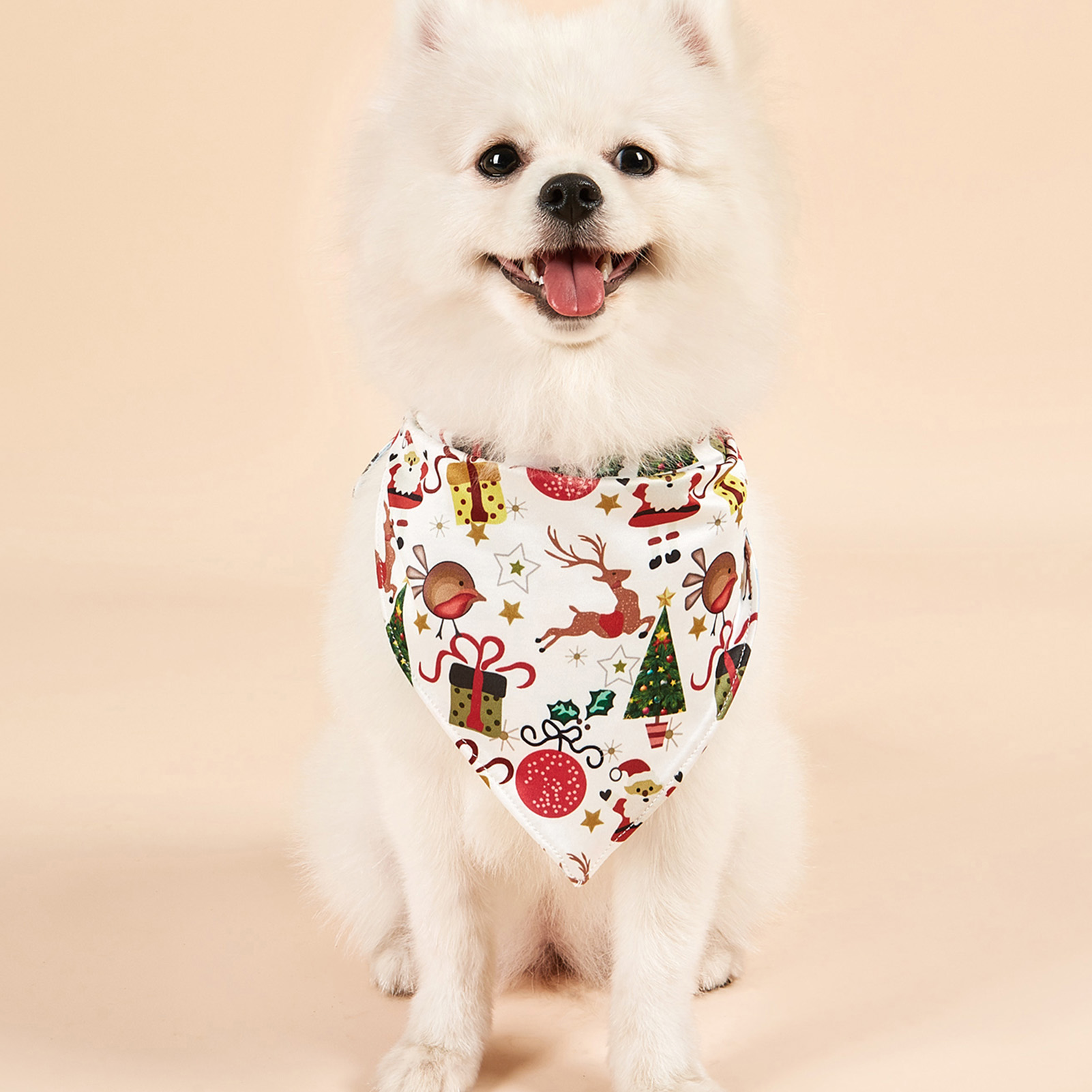 Title 23, Christmas Dog Bandanas Santa Claus Dog Scarf Fo...