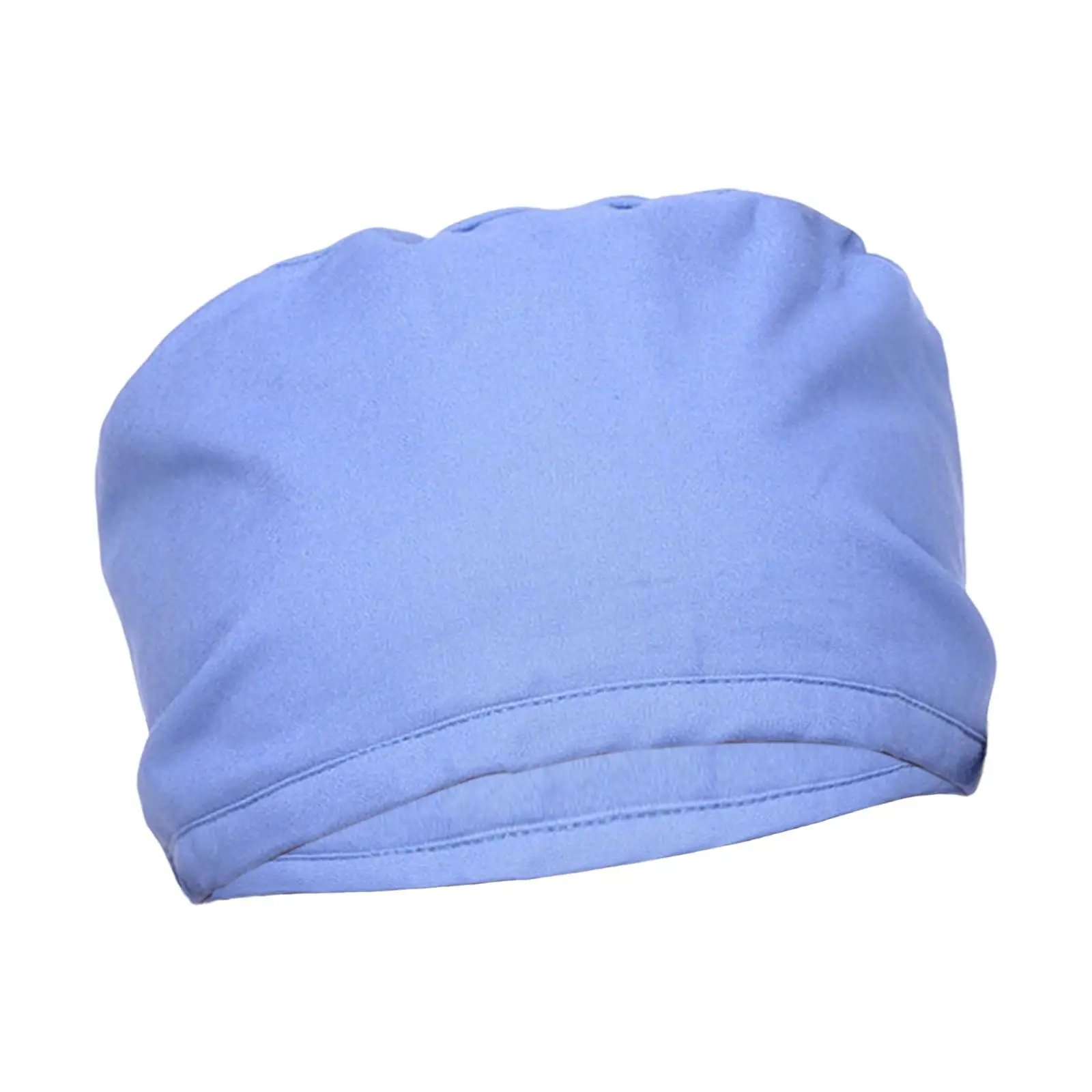 Nurse Scrub Hat Working Headcover Head Wrap Comfortable Adjustable Beanie Hat Bouffant Hats for Long Hair Unisex Beauty Salon