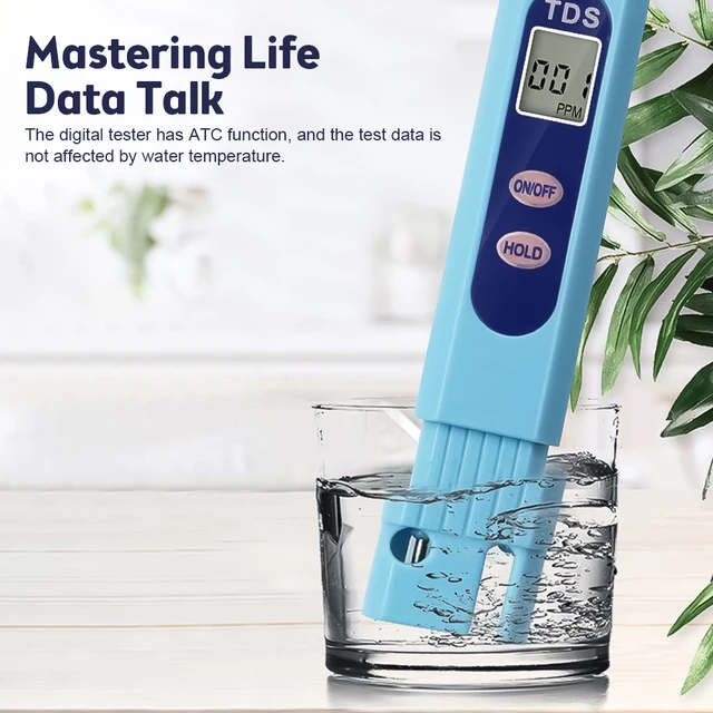 Mètre TDS BDD, stylo filtre testeur de qualité de l'eau, test de