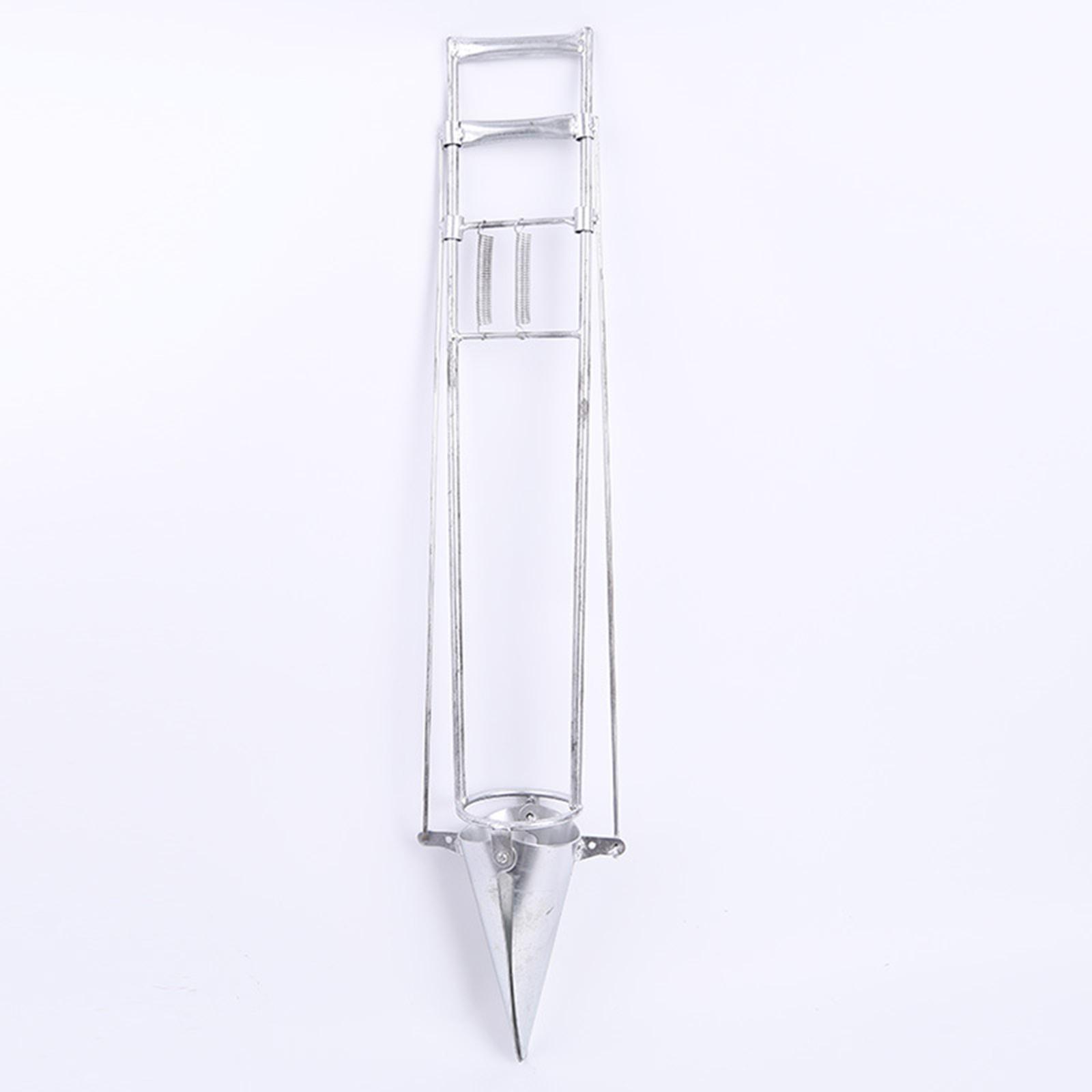 Seedling Transplanter Heavy Duty Soil Sampler Lawn and Garden Tool Long Handled Bulb Planter Tool Seed Dibber Bulb Transplanter