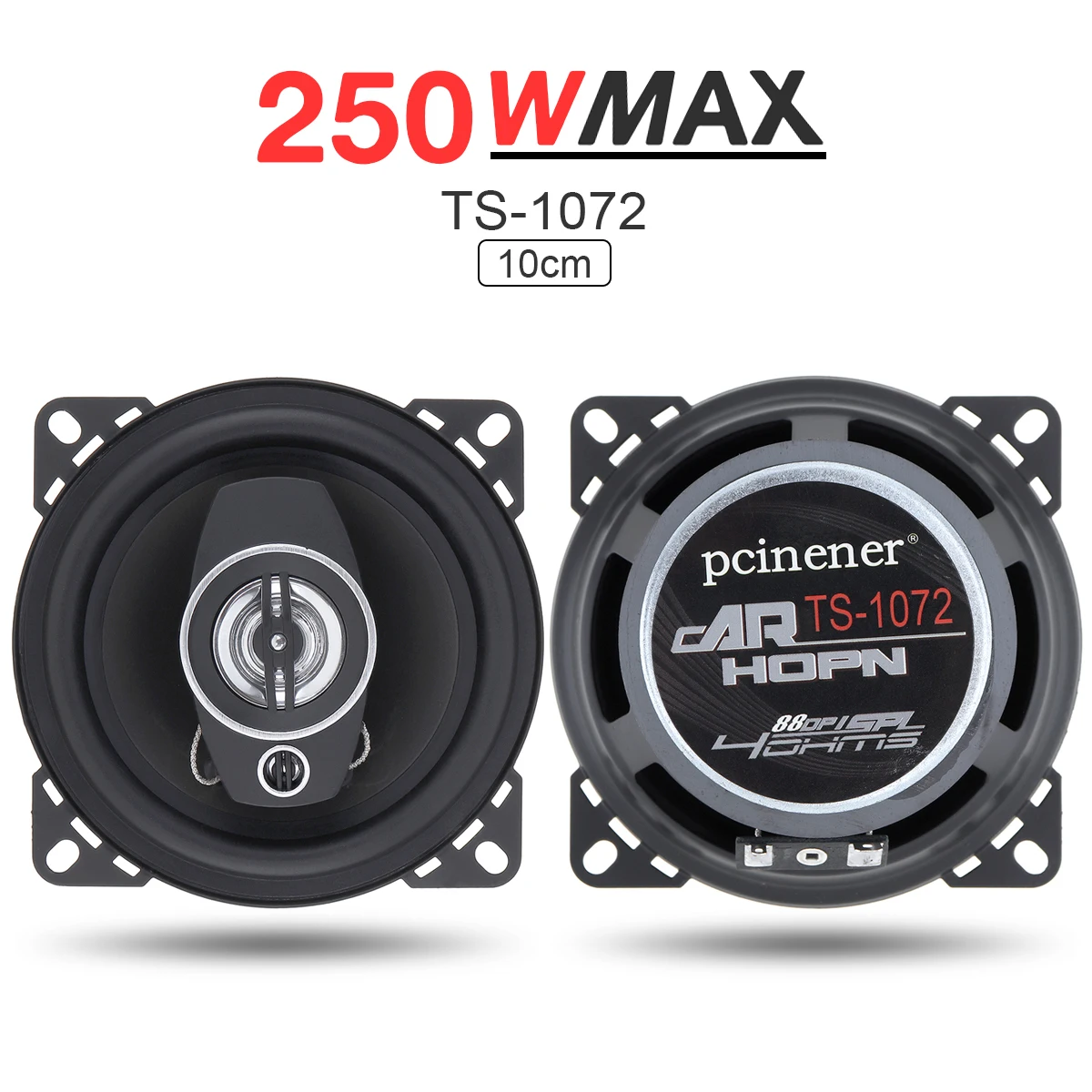Conjunto de altavoces LaxINext preparado para instalación en vehículo