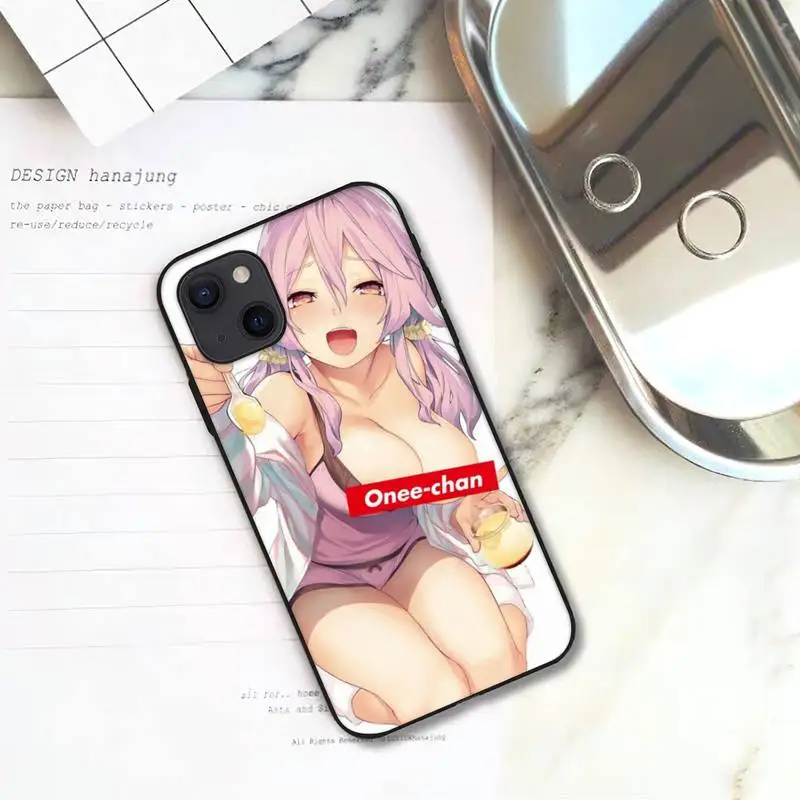 Anime Hentai Onee Chan kawaii Phone Case For iPhone 11 12 Mini 13 Pro XS Max X 8 7 6s Plus 5 SE XR Shell- Scacab6118fe1471aa79996638c9a01dce