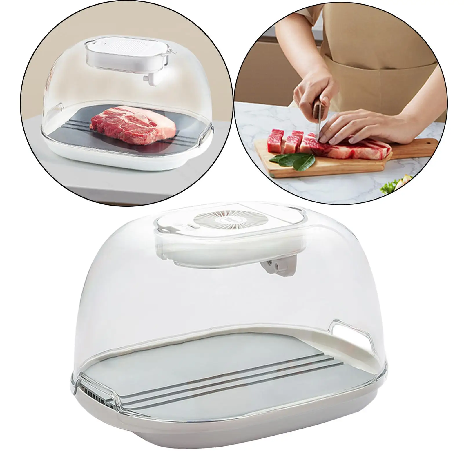 Kitchen  USB Rechargeable Fresh Keeping Multi Purpose Food Grade for Thaw  Foods Atomization 