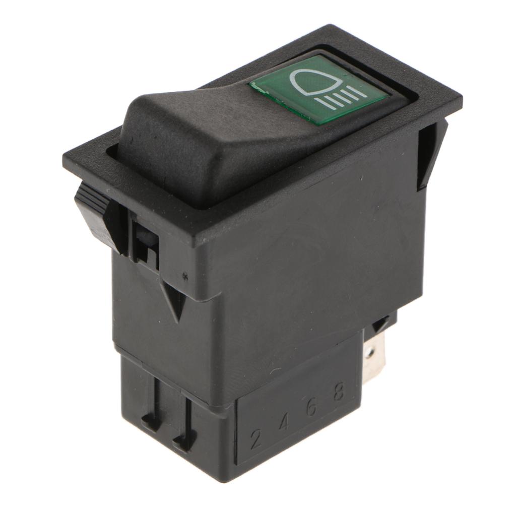 Auto Automotive Bar Rocker Two Button Rocker Toggle Switch For