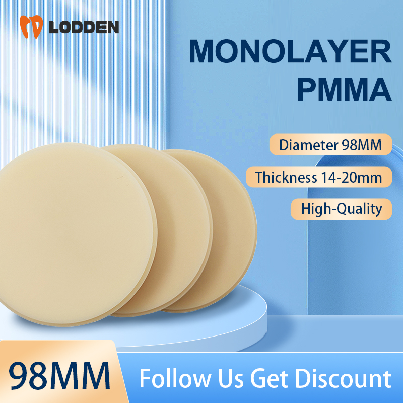 Best of Lodden Dental PMMA Monolayer 98MM For Dental Lab Material Preshade Monochrome Resin Disc CAM / CAD VITA 16 Color Dentist Materials Reviews & Tips