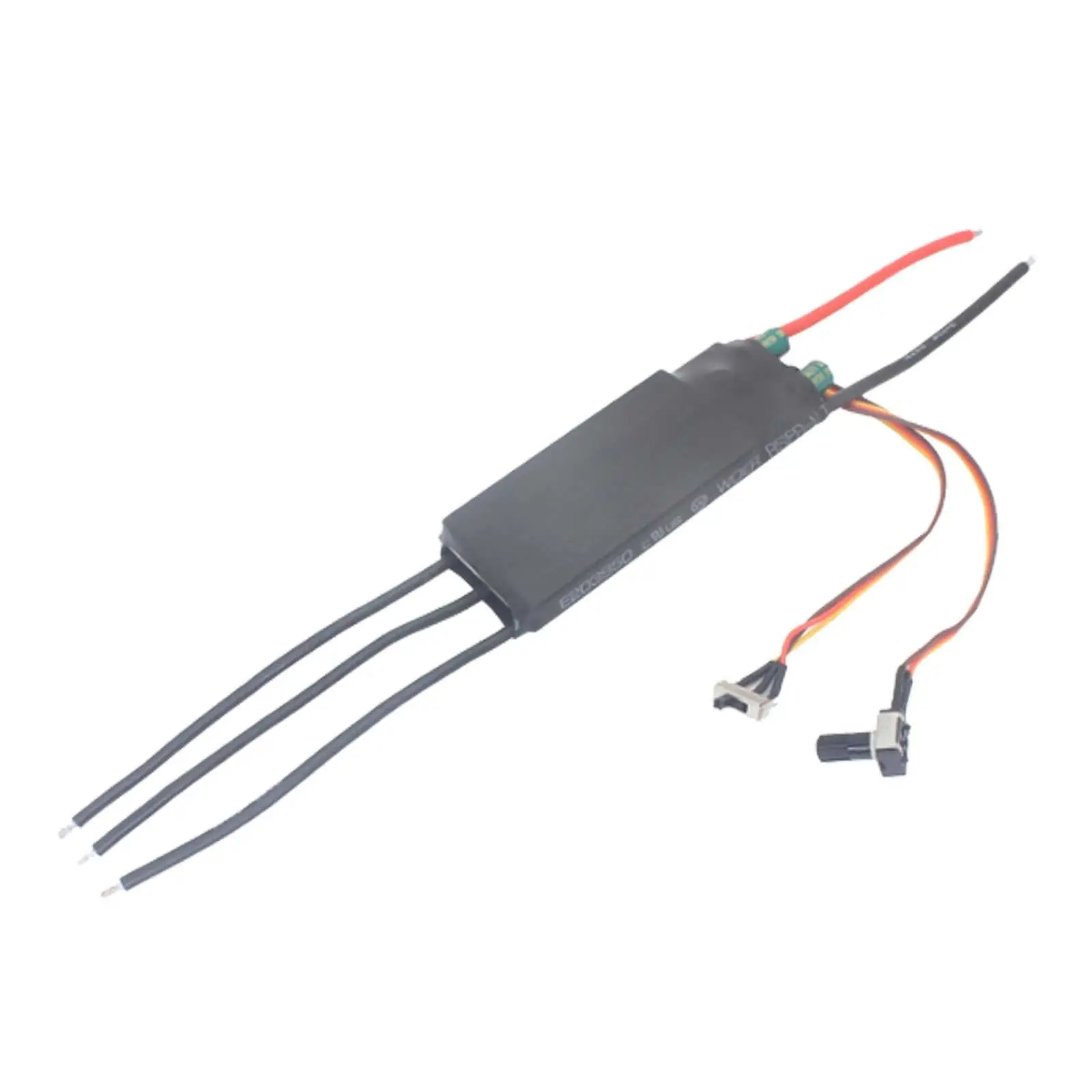 DC Motor Speed Controller with Potentiometer with Overload Protector Compact Size Brushless Hallless Motor for Fan Accessories