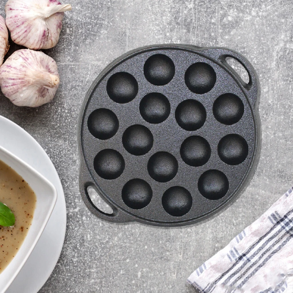 15-Holes Takoyaki Maker Pan Plate Takoyaki Maker Grill Pan Nonstick Baking Pan Plate Mold Tray Baking Pan For Kitchen Tools