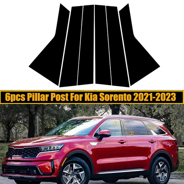 Car Pillar Posts for Kia Sorento 2010 2011 2012 2013 2014 2015-2023 Glossy Black  Door Window Trim Cover Stickers Auto Styling - AliExpress
