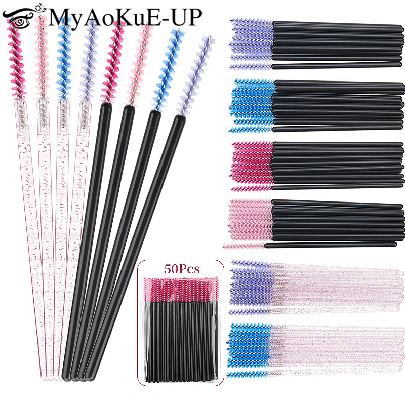 Best of 50pcs Disposable Makeup Brush Eyelash Microbrush Mascara Wands Cosmetics Applicator Eyebrow Micro Brush Lash Extension Supplies Reviews & Tips