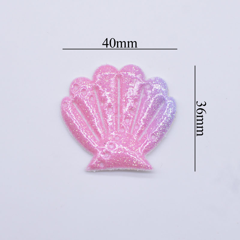 20 Stück gepolsterte Ozean-Seestern-Muscheln, Schwänze, Applikationen für DIY-Kleidung, Hut, Schuhe, Nähen, Patches, Kopfbedeckung, Haarspangen, Zubehör – Detail 4