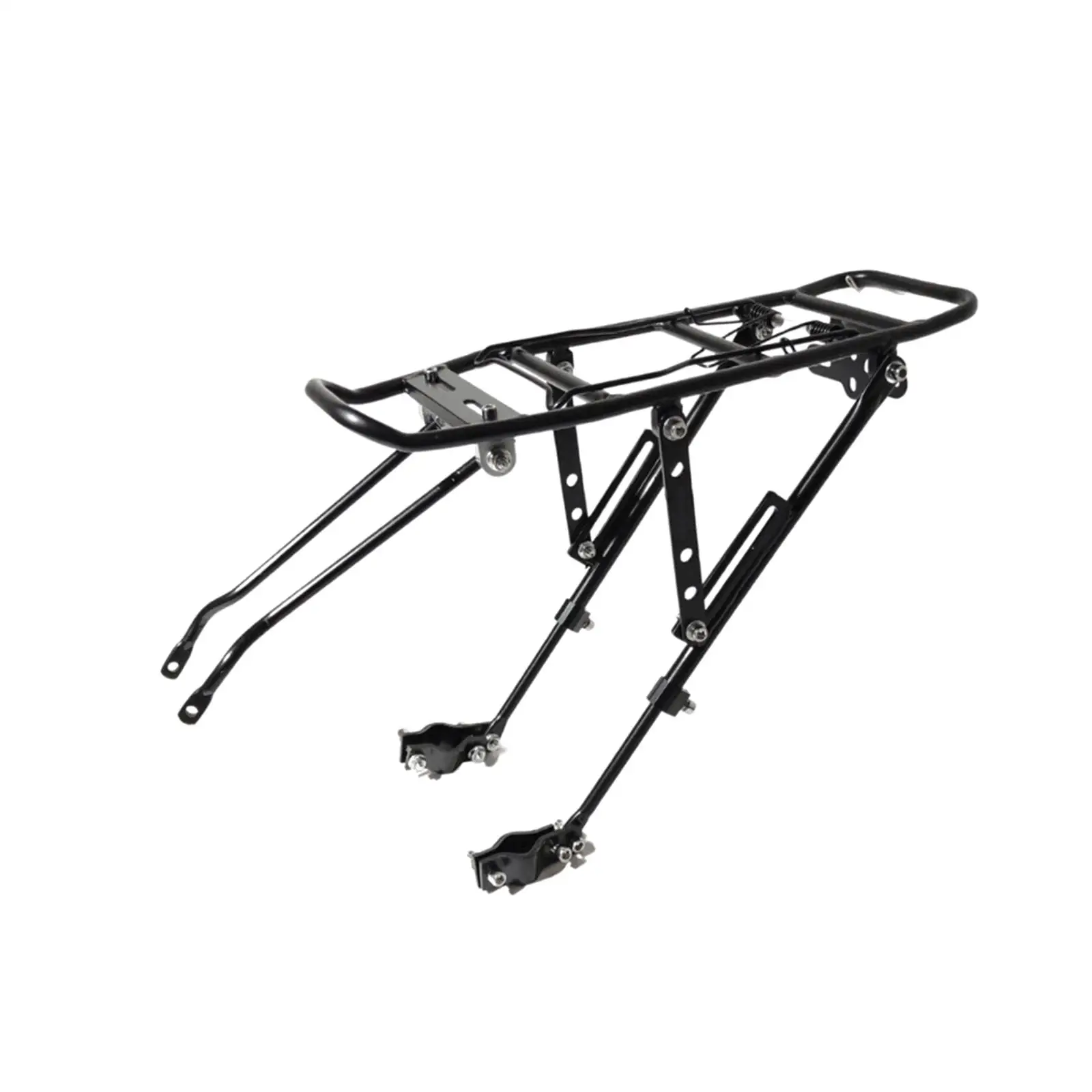 Rear Bike Rack Bicycle Rear Luggage Cargo Rack Frame Mounted Bike Rack for 24`` 26`` 28`` Bicycle Frames for Mountain Bike