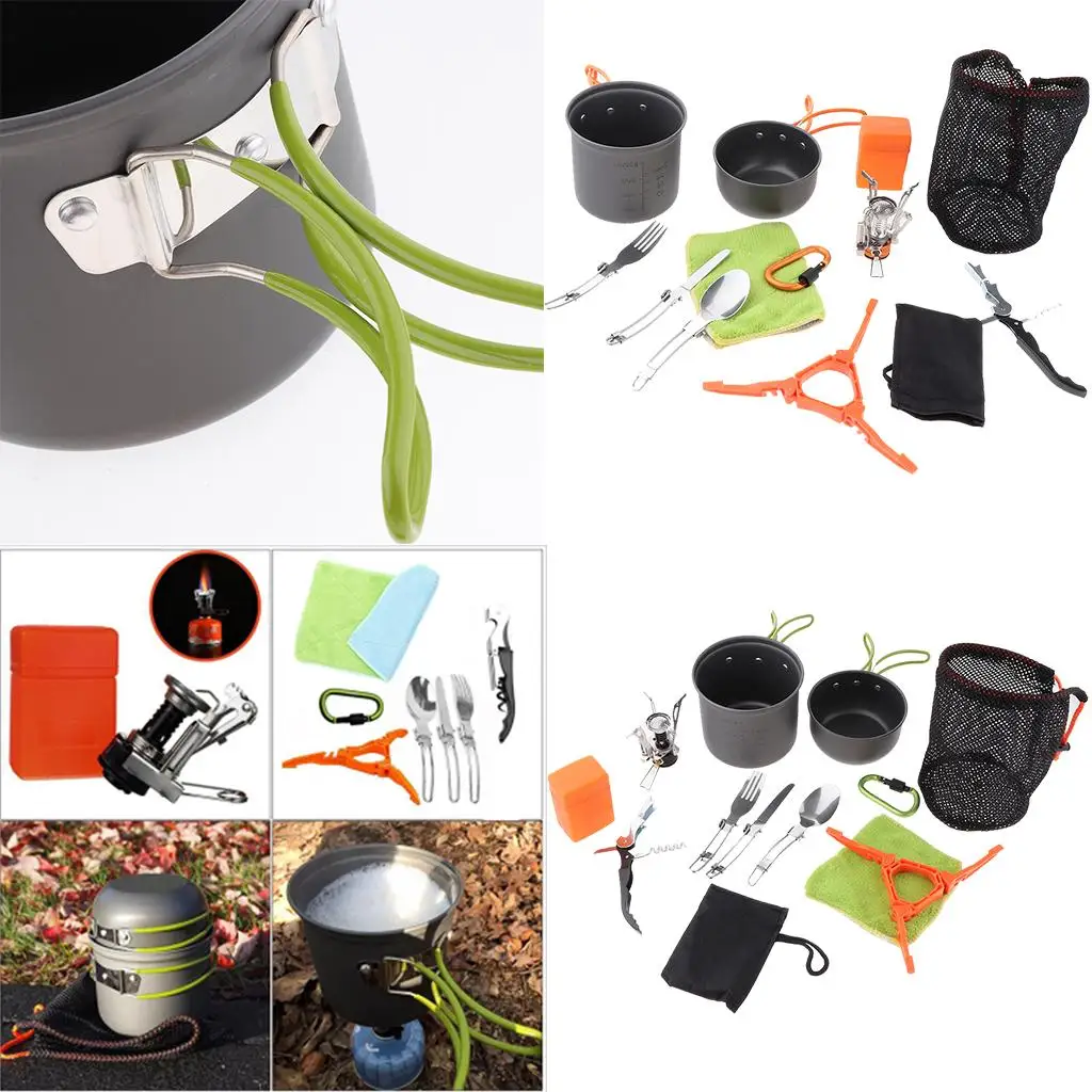 Camping Cookware Tableware Cutlery Set  Spoon Opener