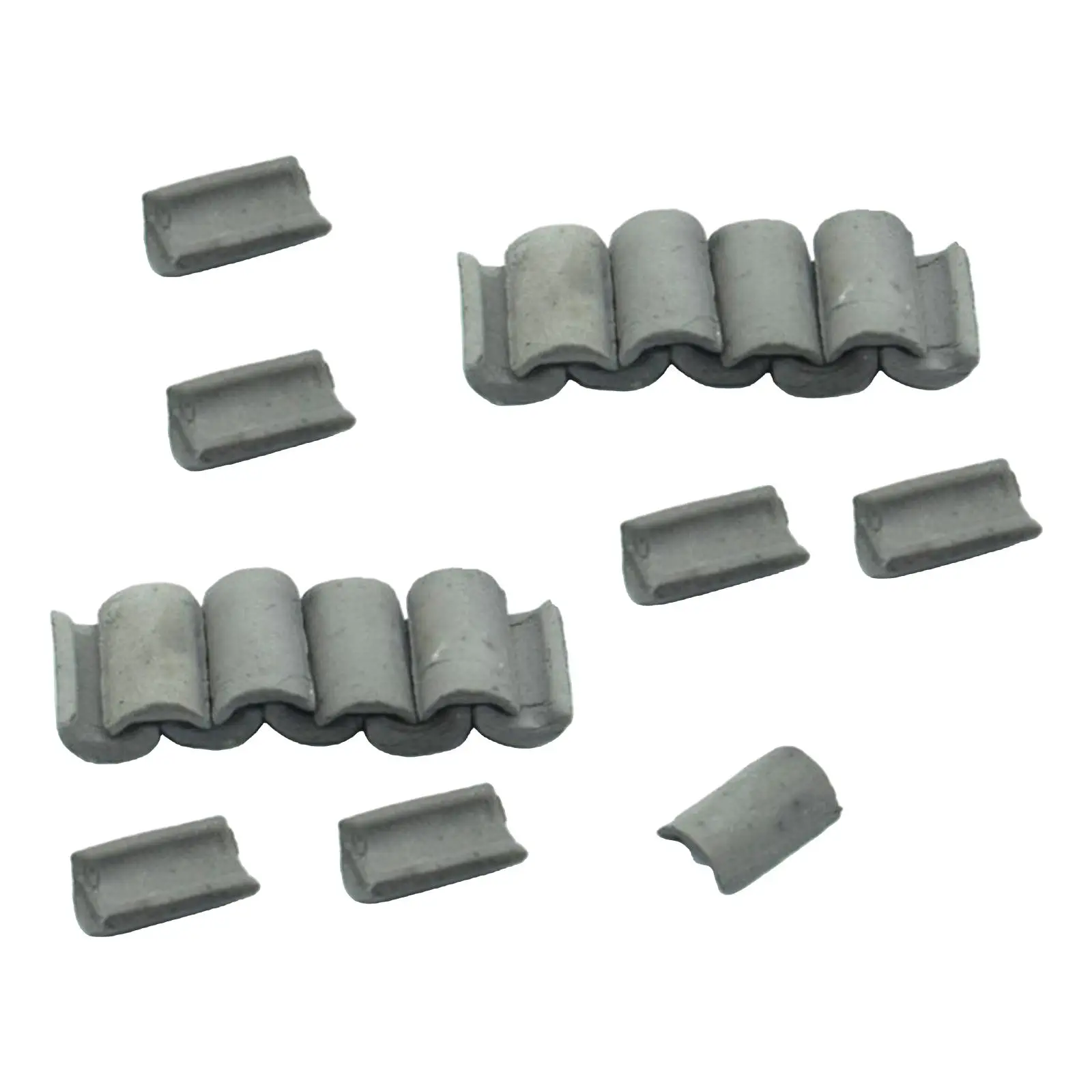 25 Pieces Miniature Roof Tiles Figurine for Landscaping Role Play Boys Girls
