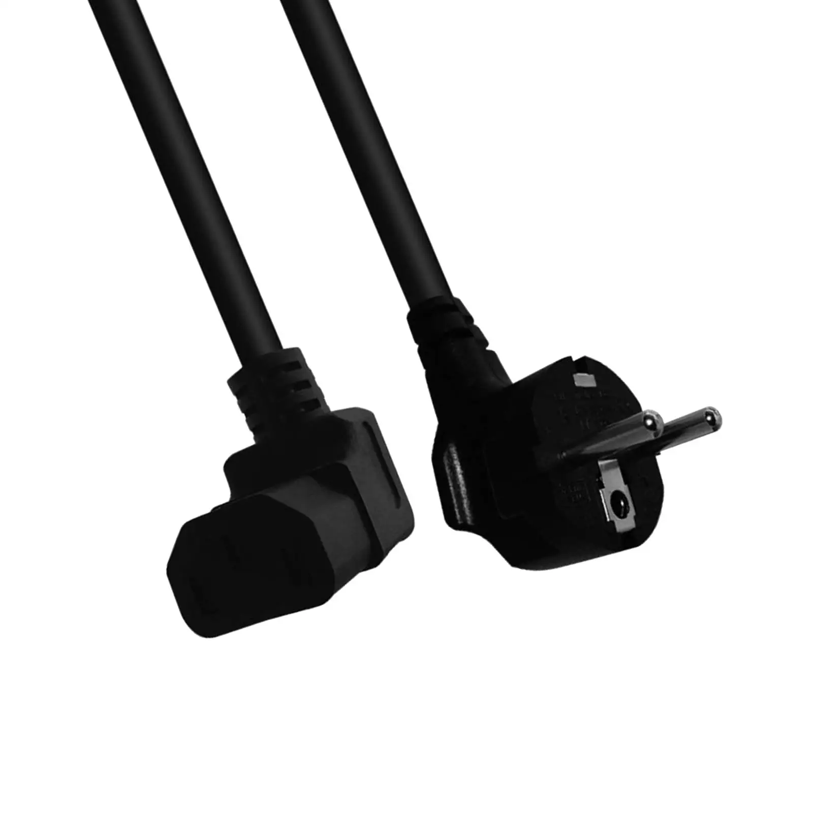 up Angle 100cm  Plug Angled C13 Computer Power Cable Repl ement  cessories Professional Simple Installation ,Bl k