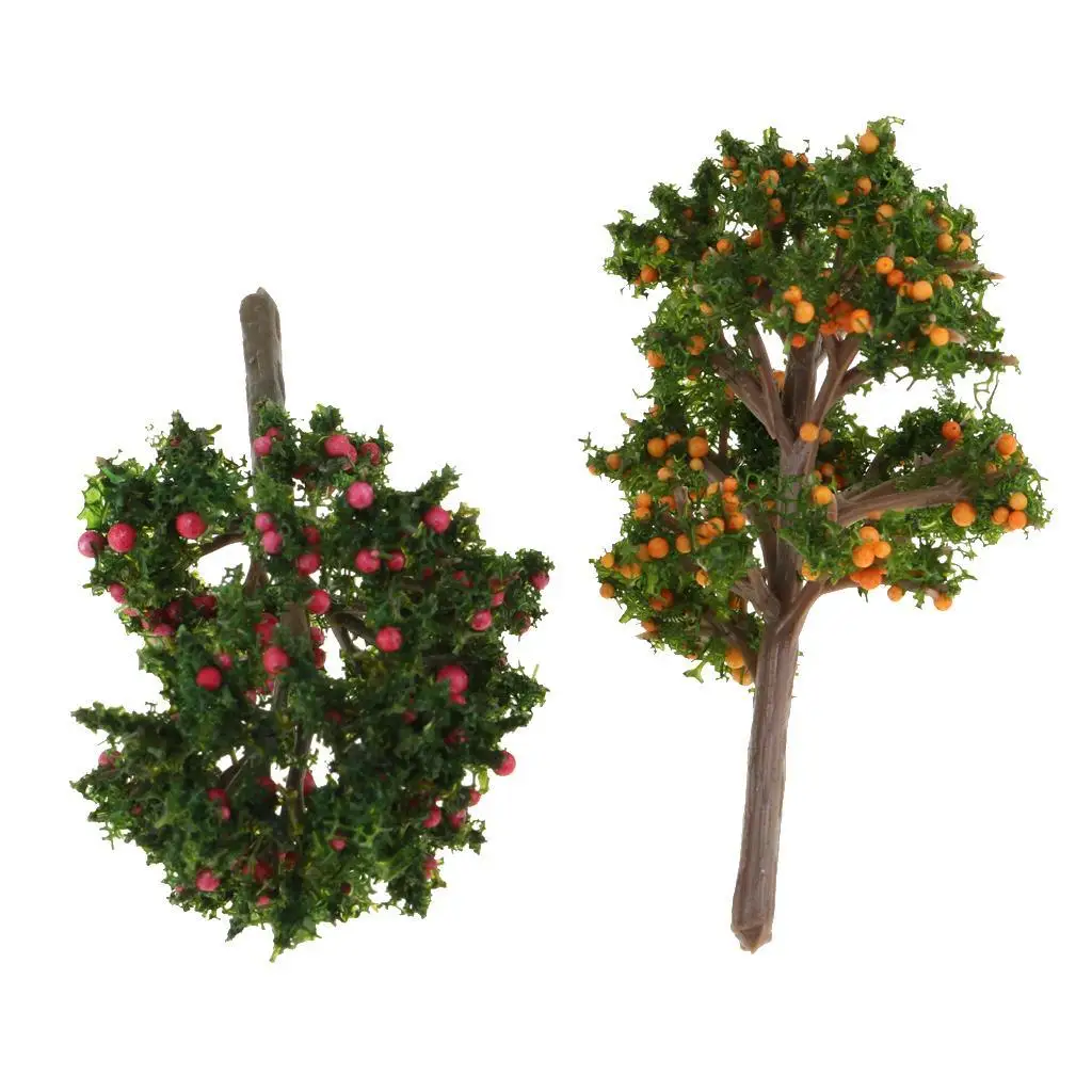 Lovely Fruit Tree Miniature Dollhouse Garden Decor Micro Landscape Ornaments