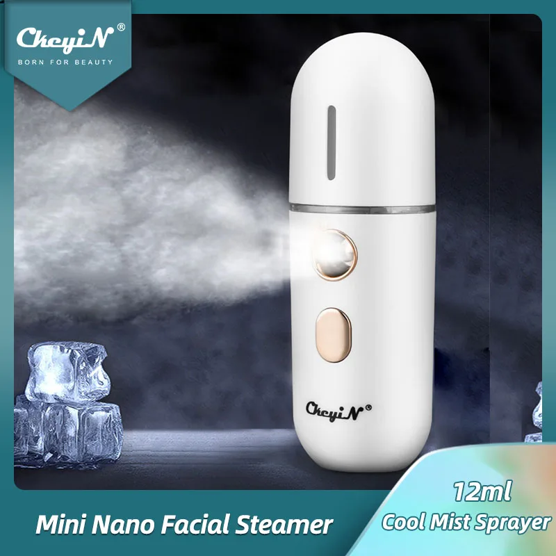 Best of CkeyiN 30ml Mini Facial Steamer Mist Sprayer Nano Mister Hydrating Face Mist Spray Bottle Humidifier Spa Skin Care Moisturizing Reviews & Tips