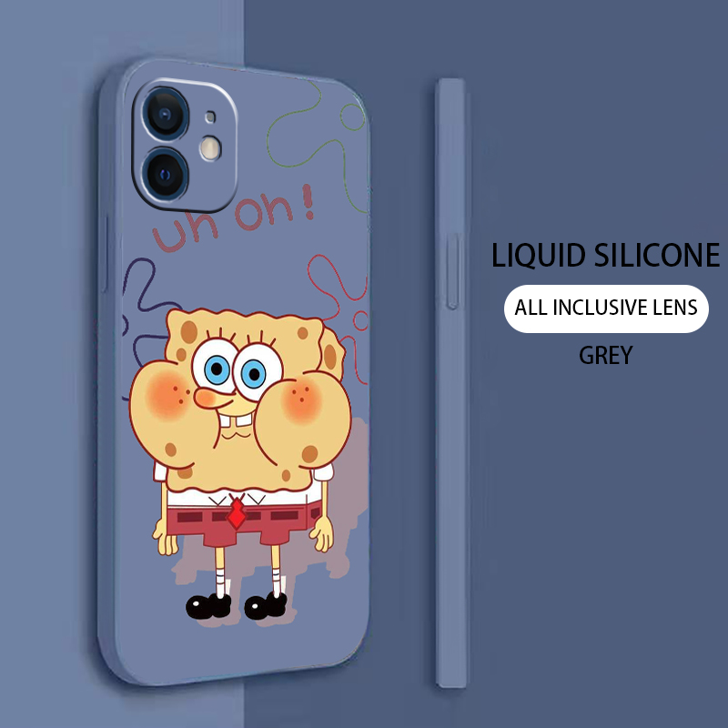 Cartoon Spongebob SquarePants Phone Case For iPhone 6s Plus 6 6s 11 12 13 Max Pro Mini SE 2020 7 7P 8 Plus X Xr Xs L18n Cover iphone 11 clear case