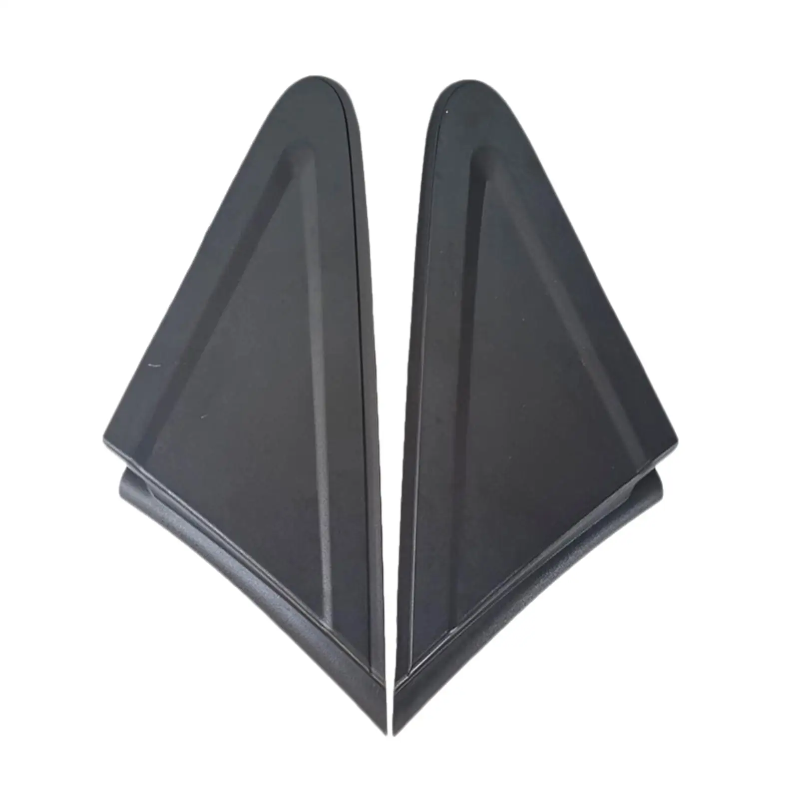 2x Car Front Exterior Pillar Corner Trim Triangle Cover for Honda Civic