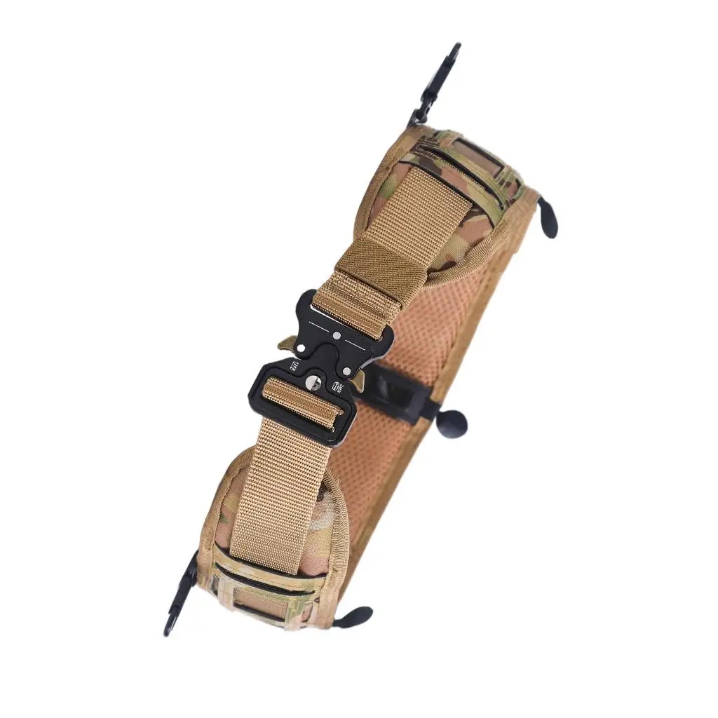 Adjustable Survival Multifunctional Belt, Camping Belts for Men, Battle Waist Strap, Training Hunting Belts