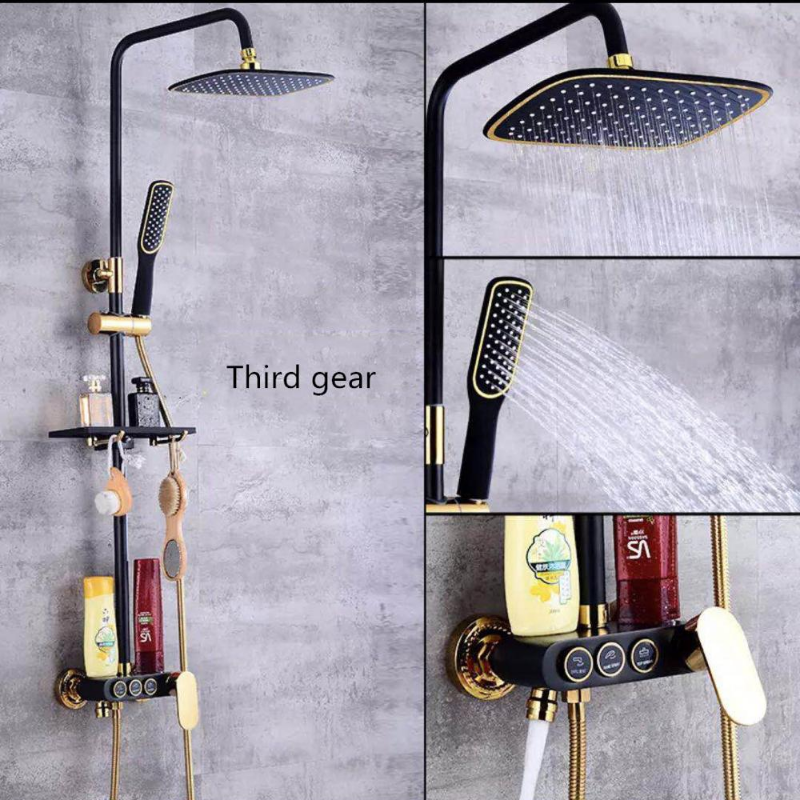 Description Picture 5 of itemBathroom Shower System Pressurized Shower Head Bathroom Luxury Shower Faucet Set