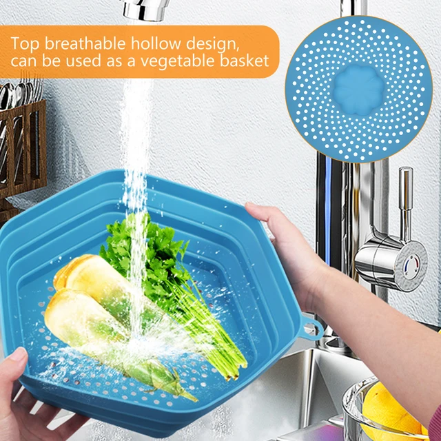 Collapsible Silicone Microwave Plate Cover Kitchen Tools Multipurpose  Magnetic Splatter Guard Practical Kitchen Gadgets In Stock - AliExpress
