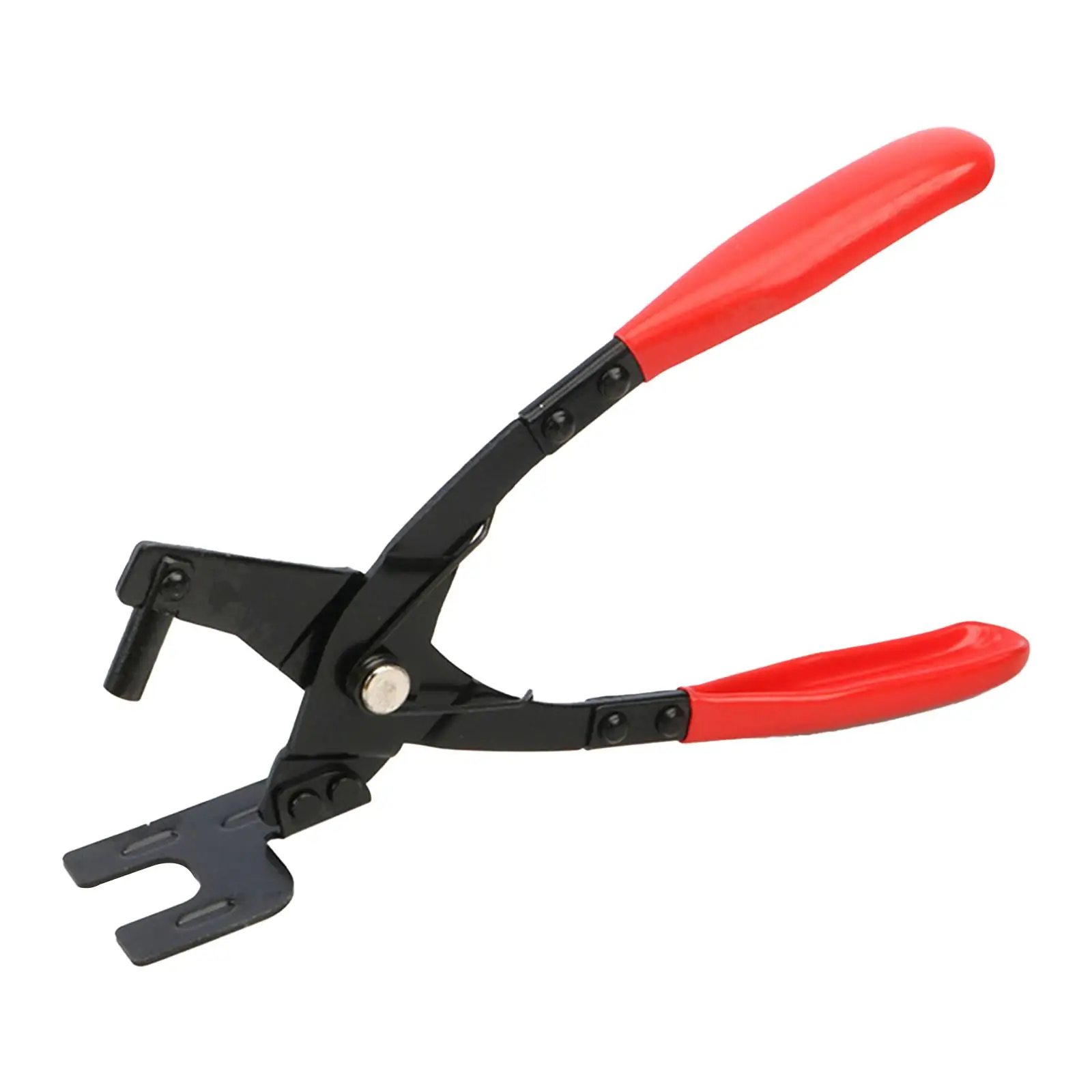 Car Exhaust Hanger Removal Pliers Hand Tools 25 Degree Offset Handles Exhaust Hanger Removal Tool for Tailpipes, Mufflers Red